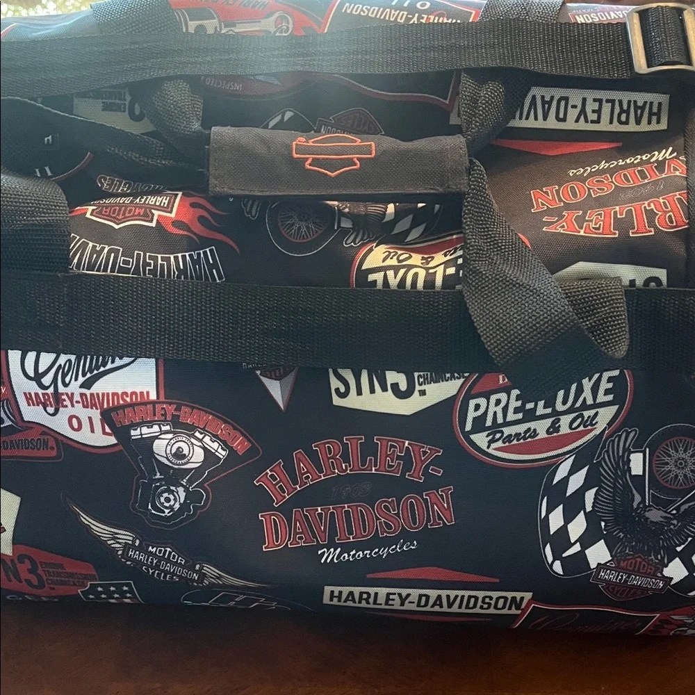 Harley-Davidson Multi-Color Graphic Duffel Bag